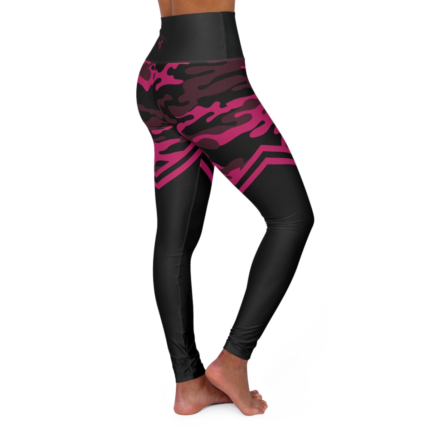 Magenta Camo Yoga Leggings