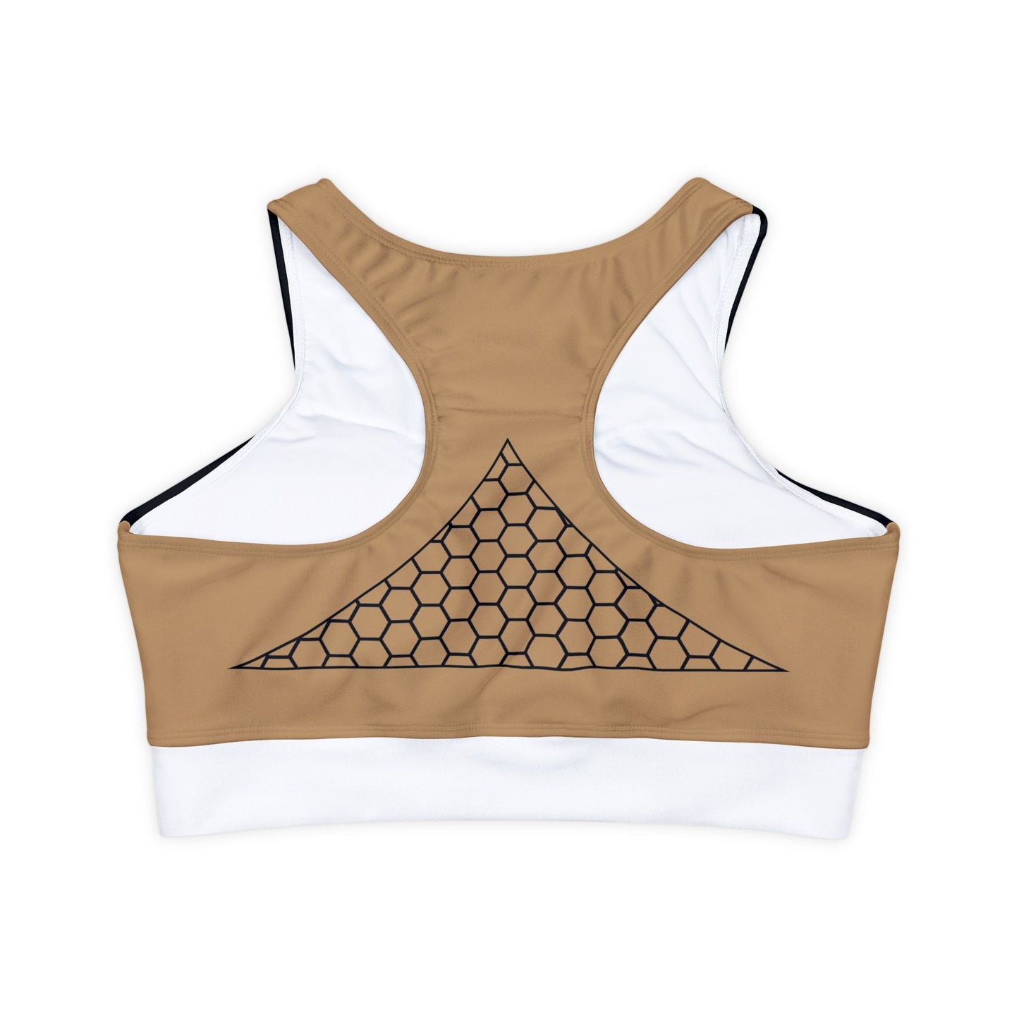 Mocha Marble Sports Bra