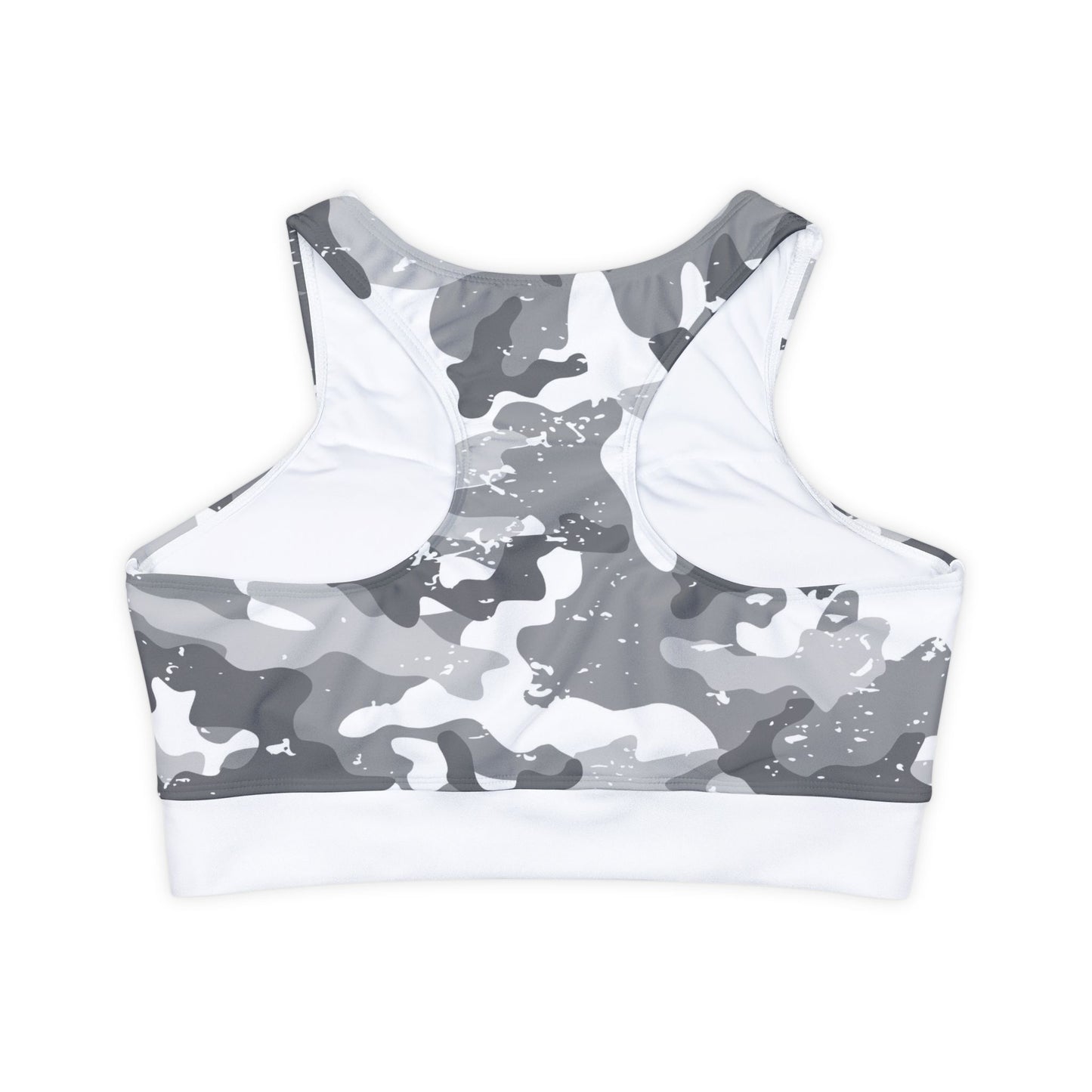 Silver Serenity Padded Sports Bra