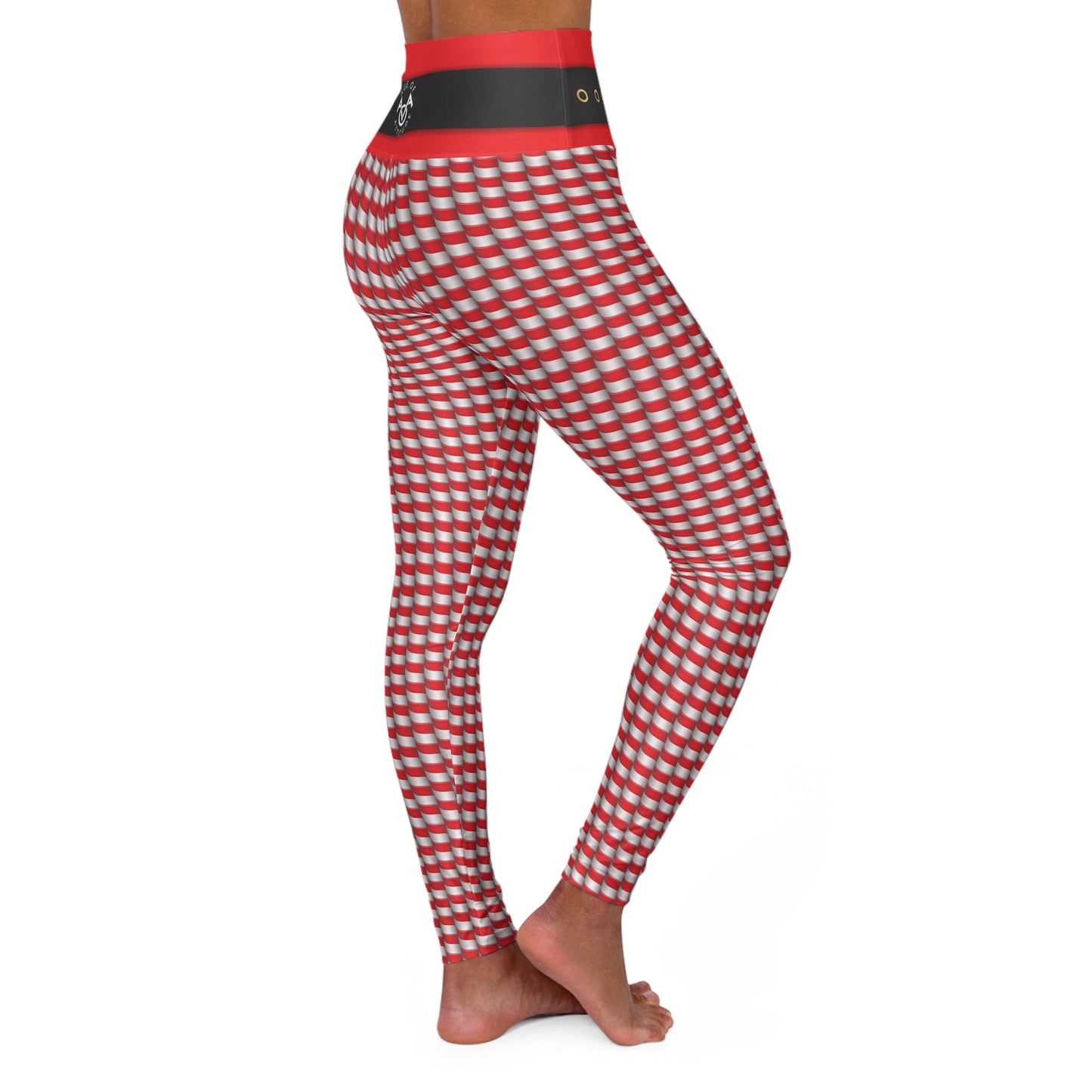 Christmas Candy Cane Leggings