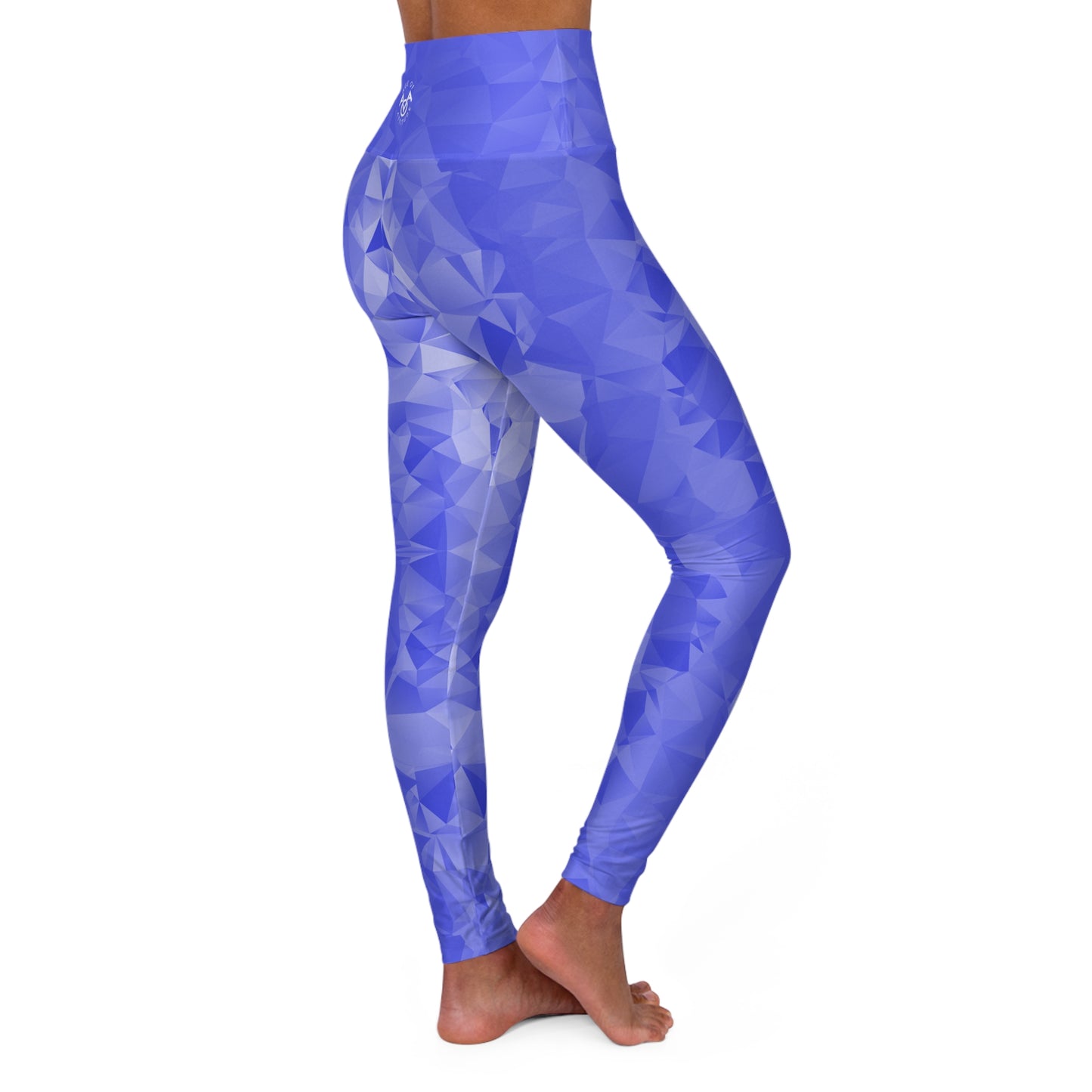 Electric Blue High Waisted Workout Leggings