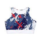 Multicolor Padded Sports Bra
