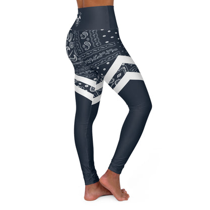 Onyx Paisley Vibe Yoga Leggings