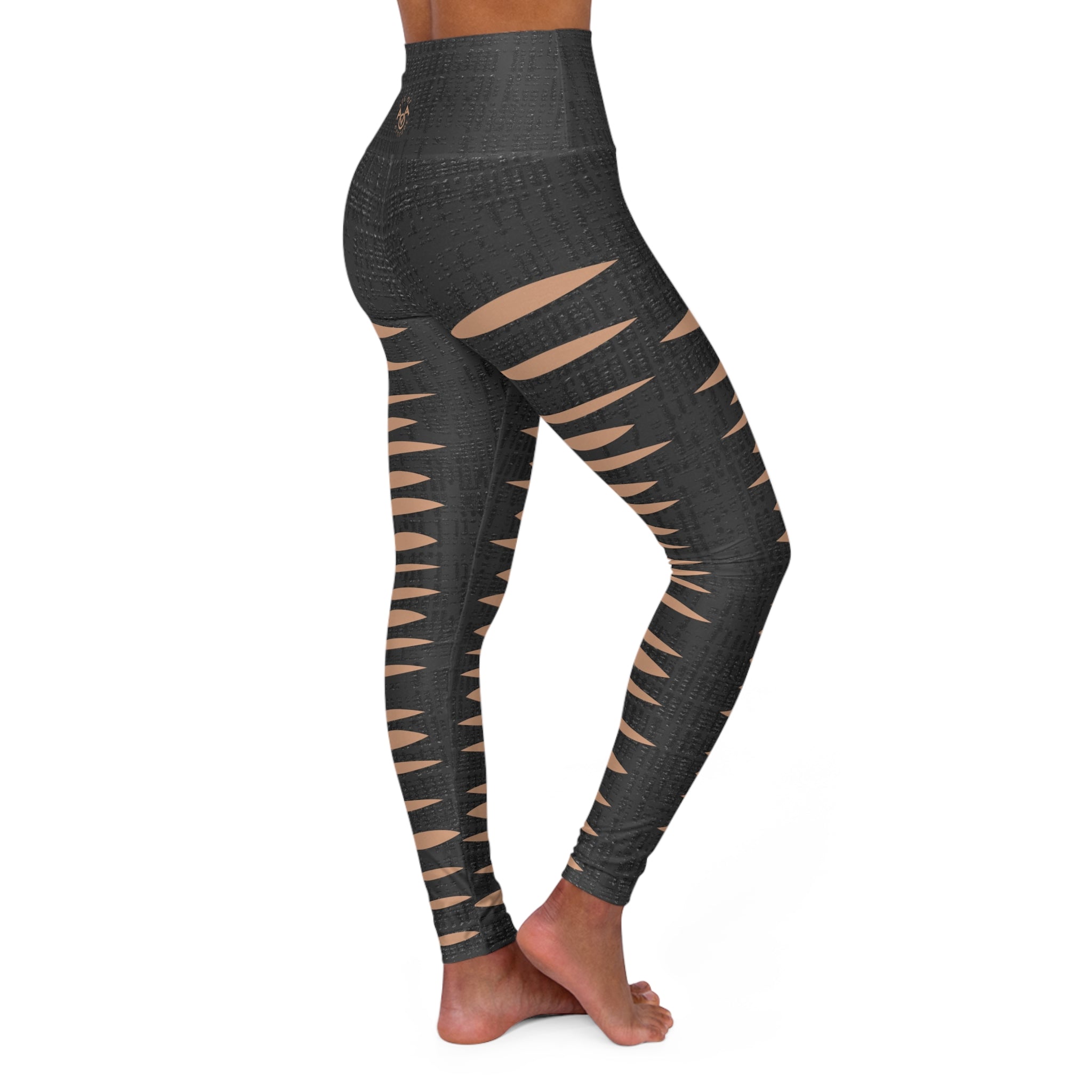 Rustic Ripped Jeans Leggings