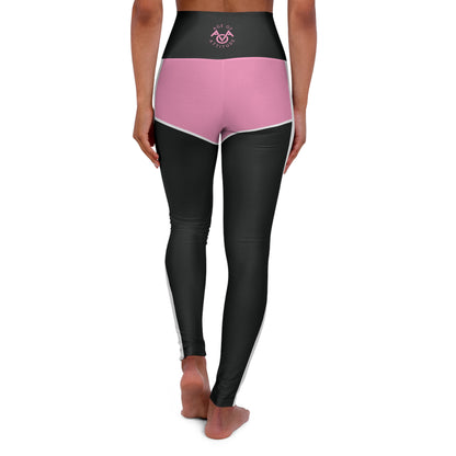 now or never pink High Waisted  Leggings