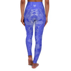 Electric Blue High Waisted Workout Leggings