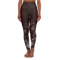 Snow Flakes High Waisted Yoga Leggings