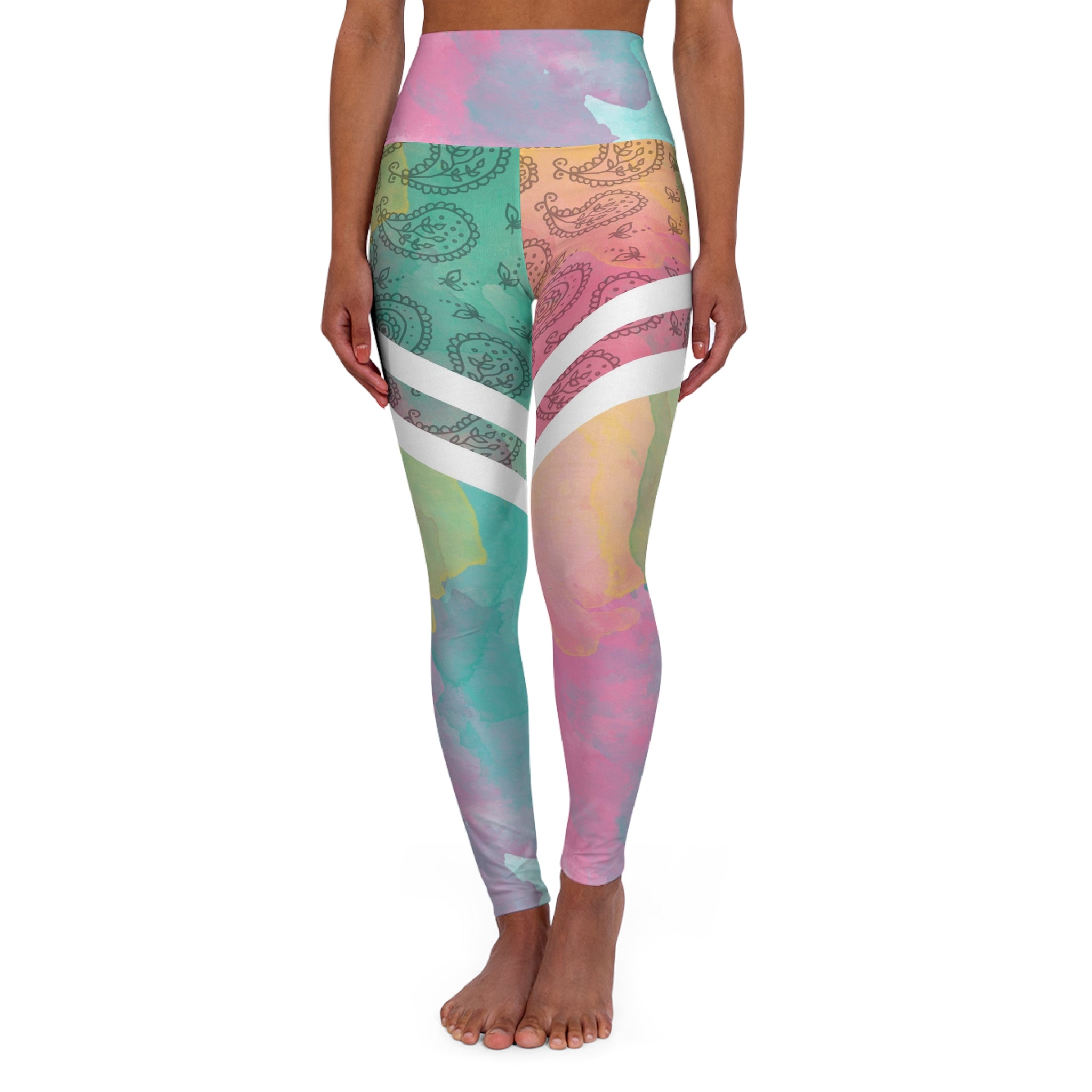 Bloom Luxe Bandana Leggings