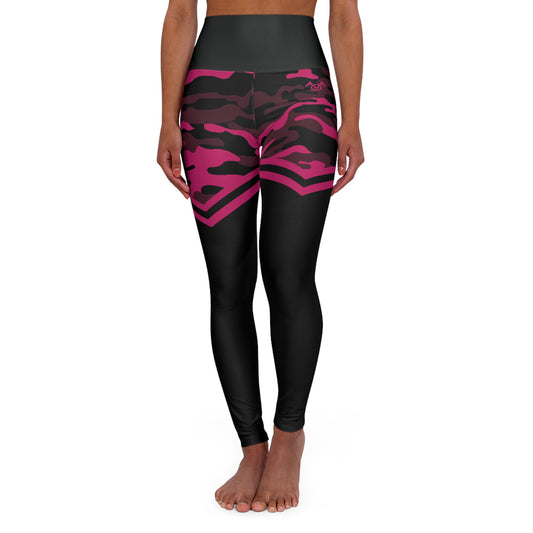 Magenta Camo Yoga Leggings