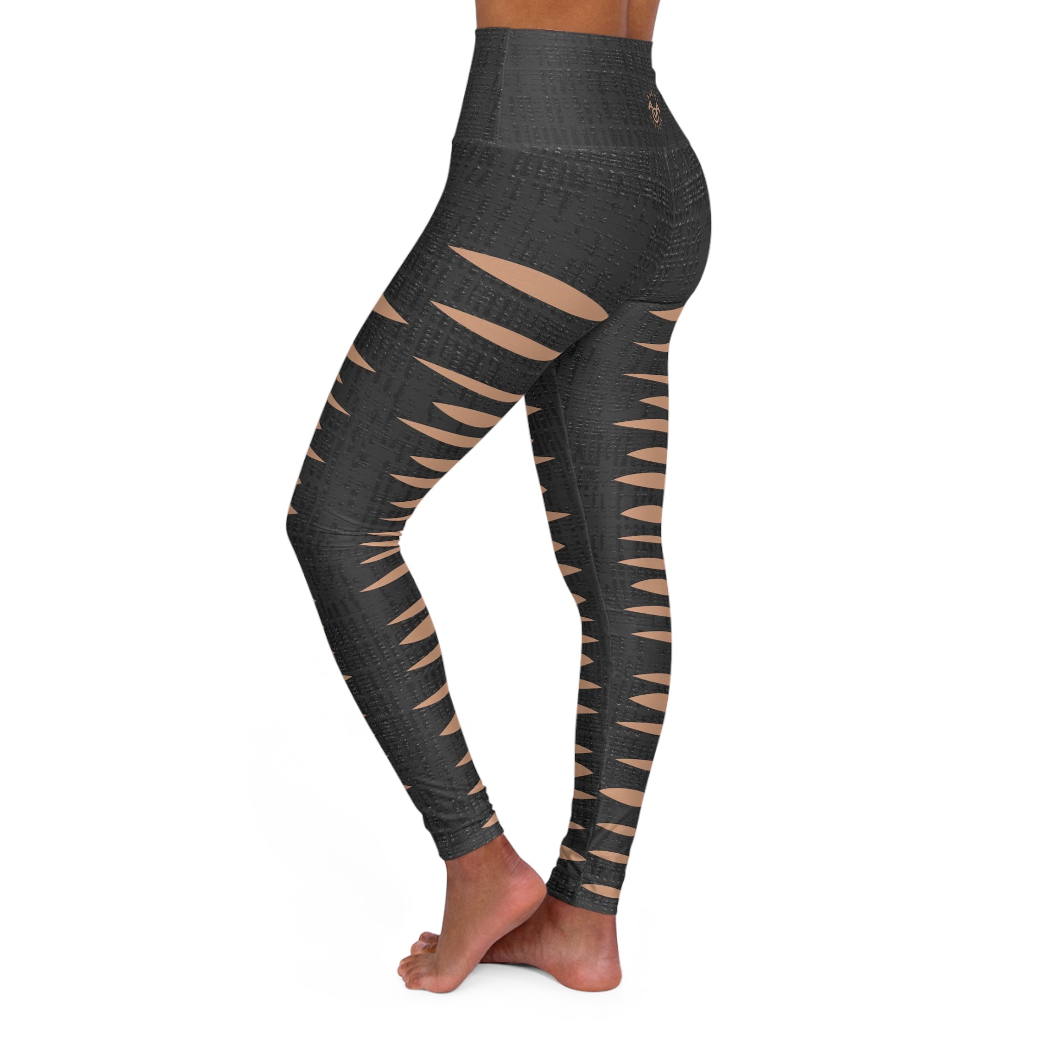 Rustic Ripped Jeans Leggings