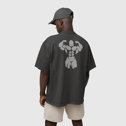 Bodybuilder Statue Oversized T-shirt