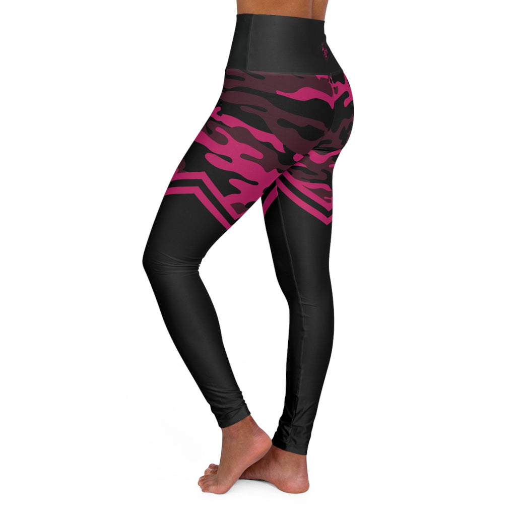 Magenta Camo Yoga Leggings