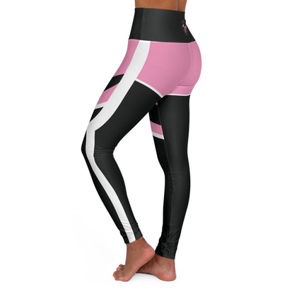 now or never pink High Waisted  Leggings