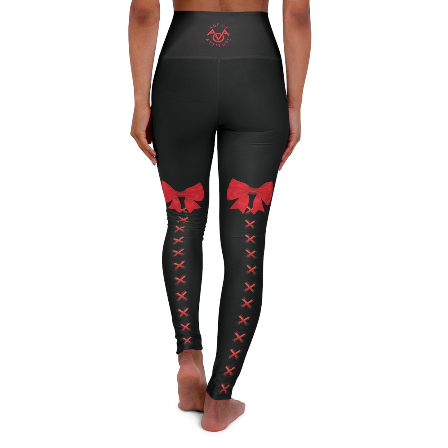 Cross Stitch High Waisted Yoga Leggings