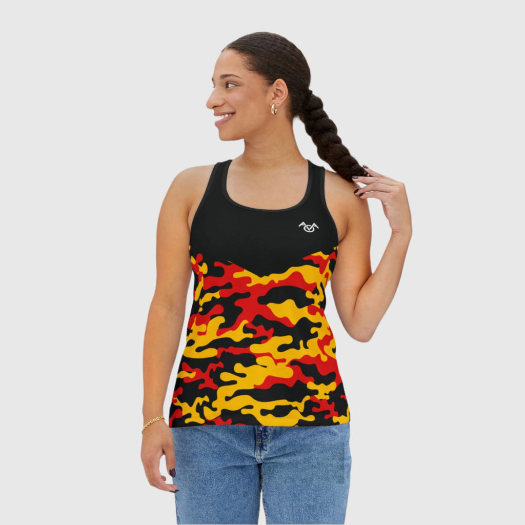 Night Fire Camo Women's Tank Top