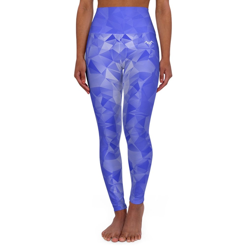 Electric Blue High Waisted Workout Leggings