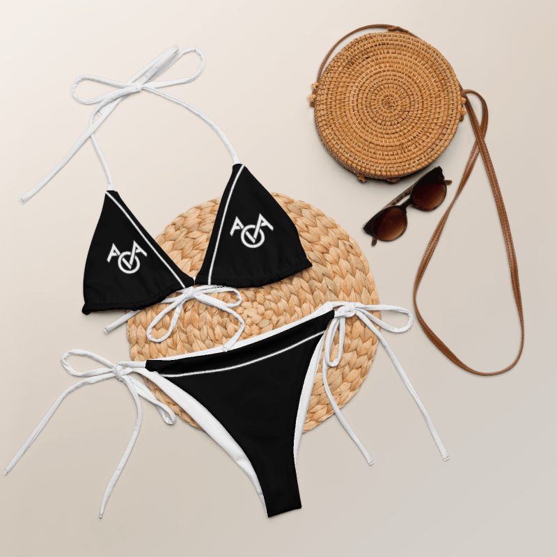 Onyx Flow String Bikini