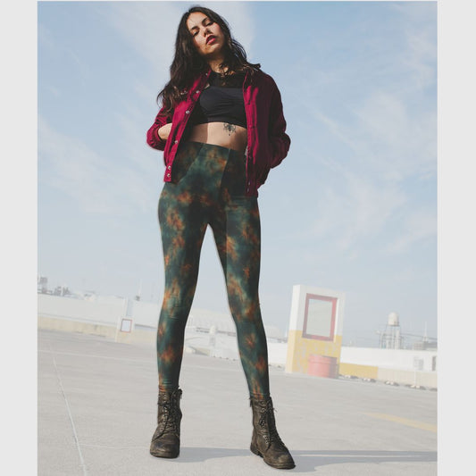 TieDye High Waisted Yoga Leggings