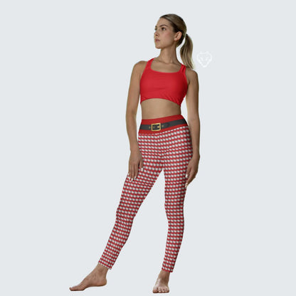 Christmas Candy Cane Leggings