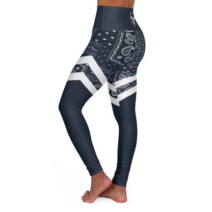 Onyx Paisley Vibe Yoga Leggings