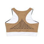Mocha Marble Sports Bra