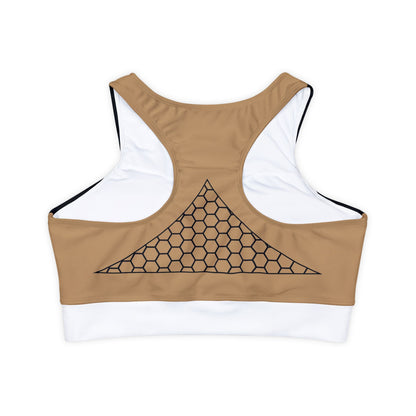 Mocha Marble Sports Bra