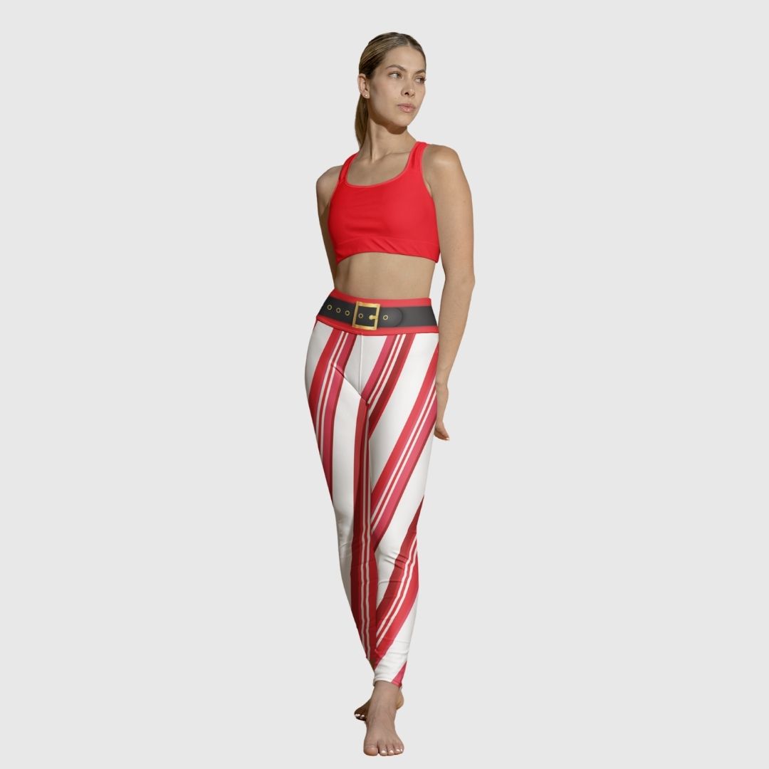 Candy Cane Leggings