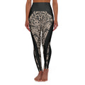 Lace Print Yoga Leggings