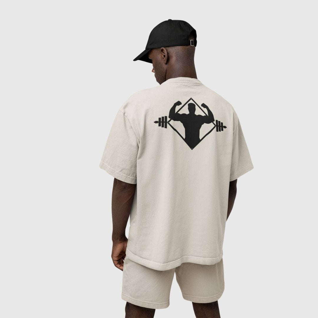 BodyBuilding Statue Oversized T-shirt