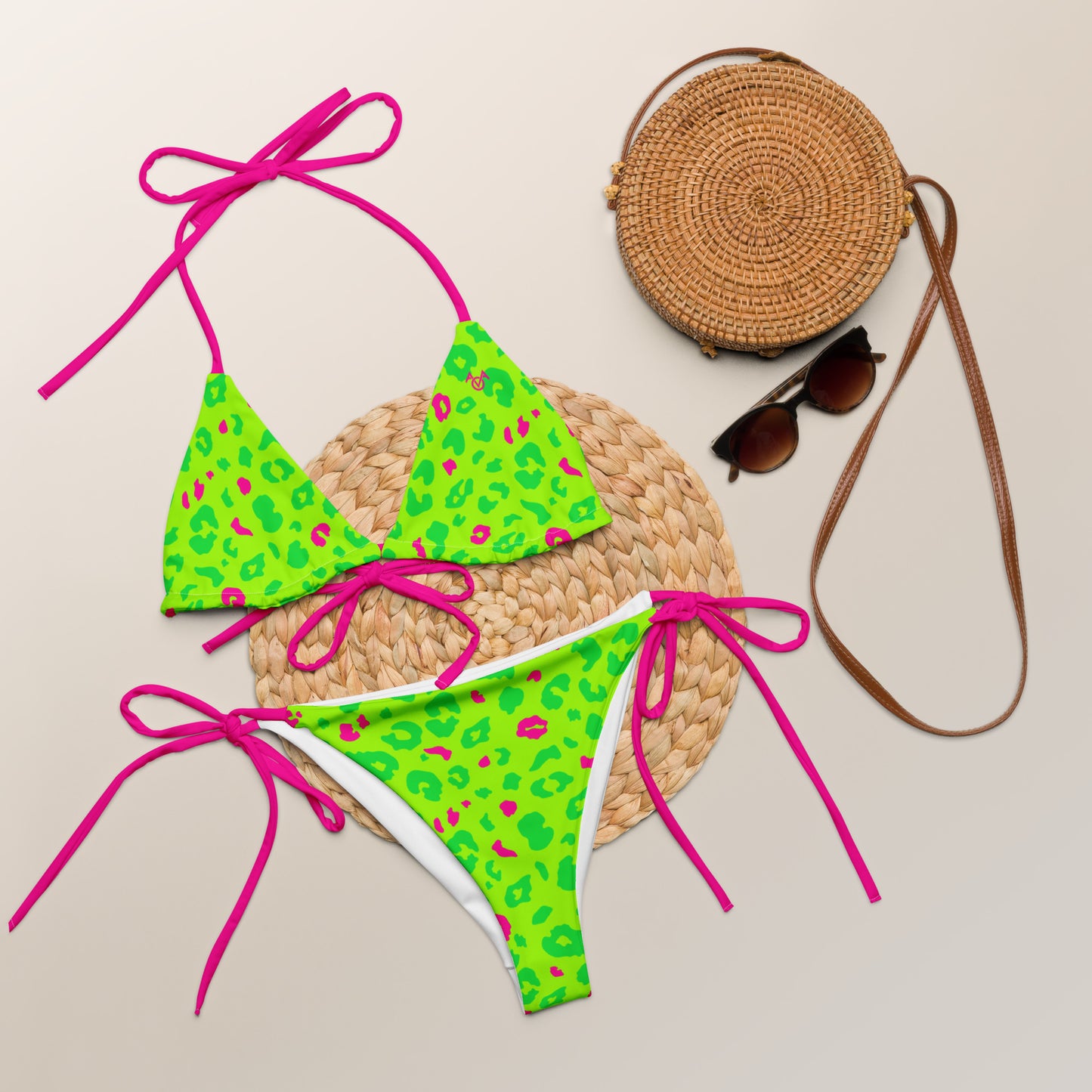 Leopard String Bikini Set