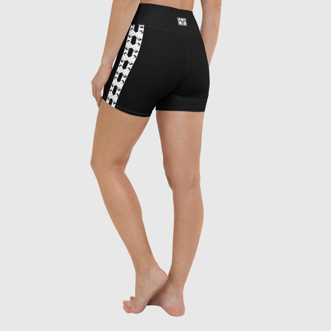 Cross stitch Yoga Shorts